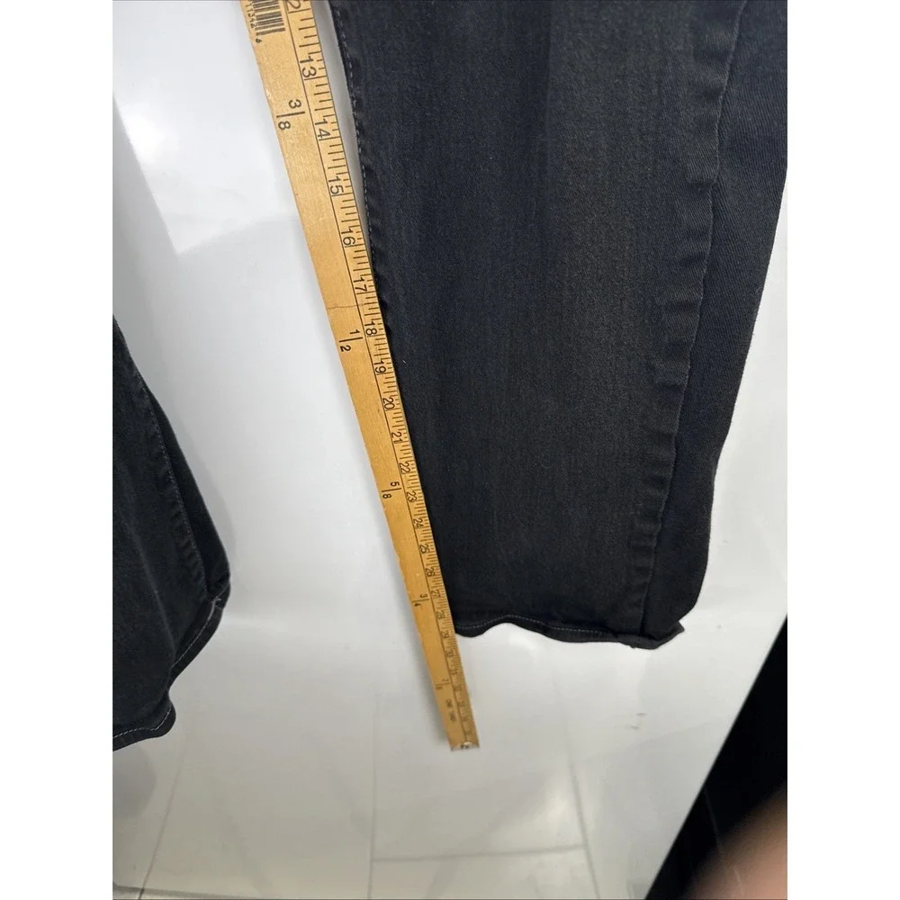 True Religion Ricky Relaxed Straight Jeans Men's 36 Black Flap Pocket Denim